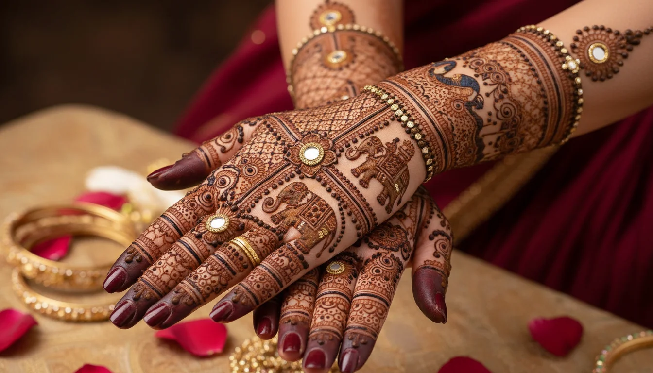 arabic mehndi design — mehendi, simple, front · MyMehndiDesigns.com