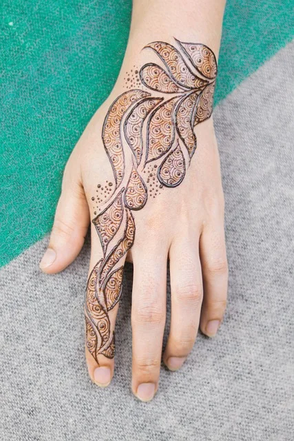 arabic mehndi design — arabic #040 · MyMehndiDesigns.com