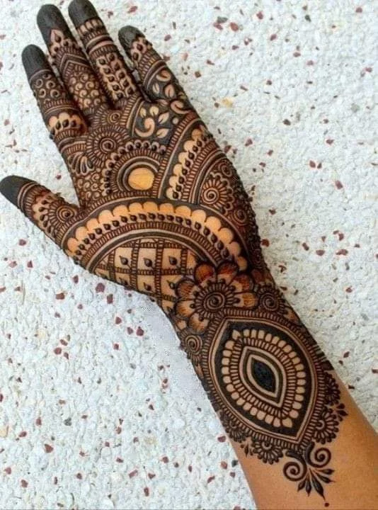 arabic mehndi design — simple, kids · MyMehndiDesigns.com