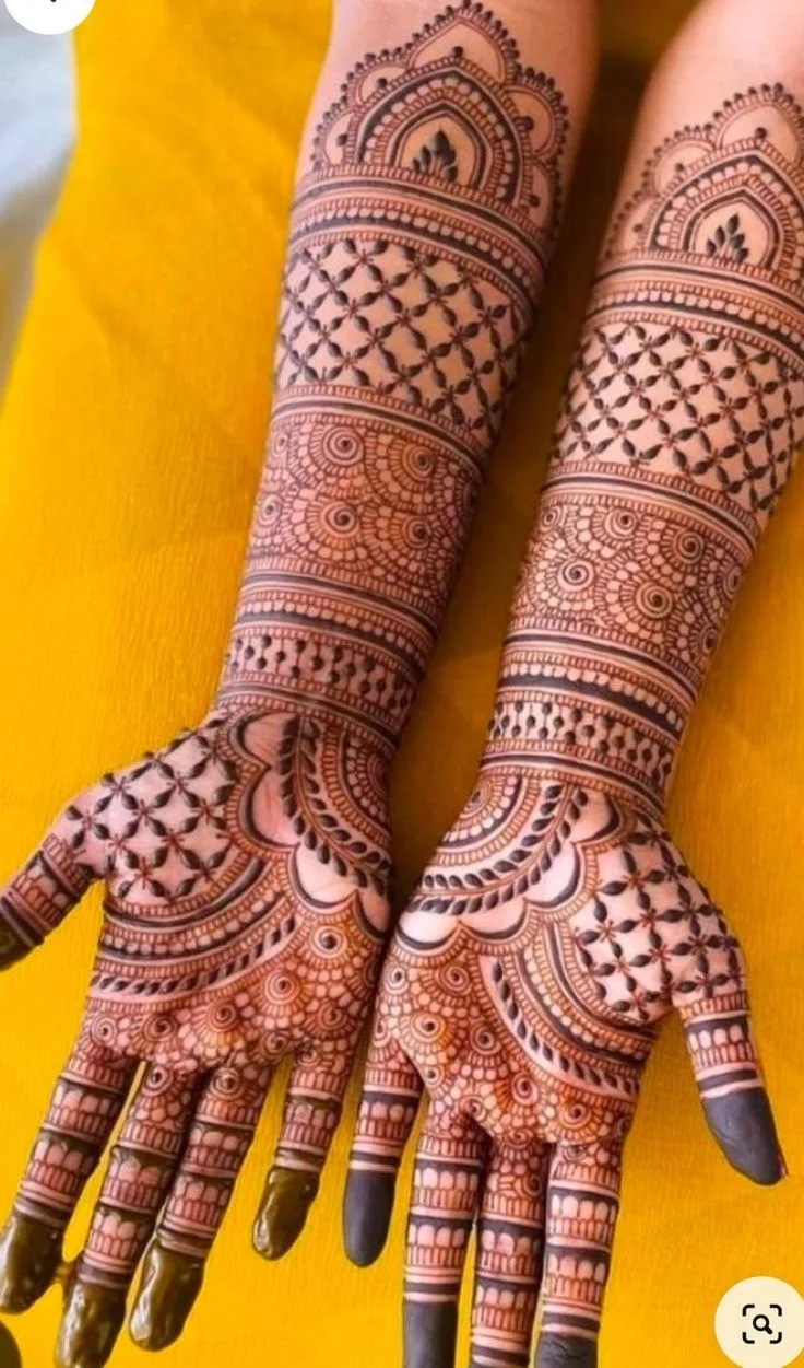 arabic mehndi design — simple, rajasthani · MyMehndiDesigns.com