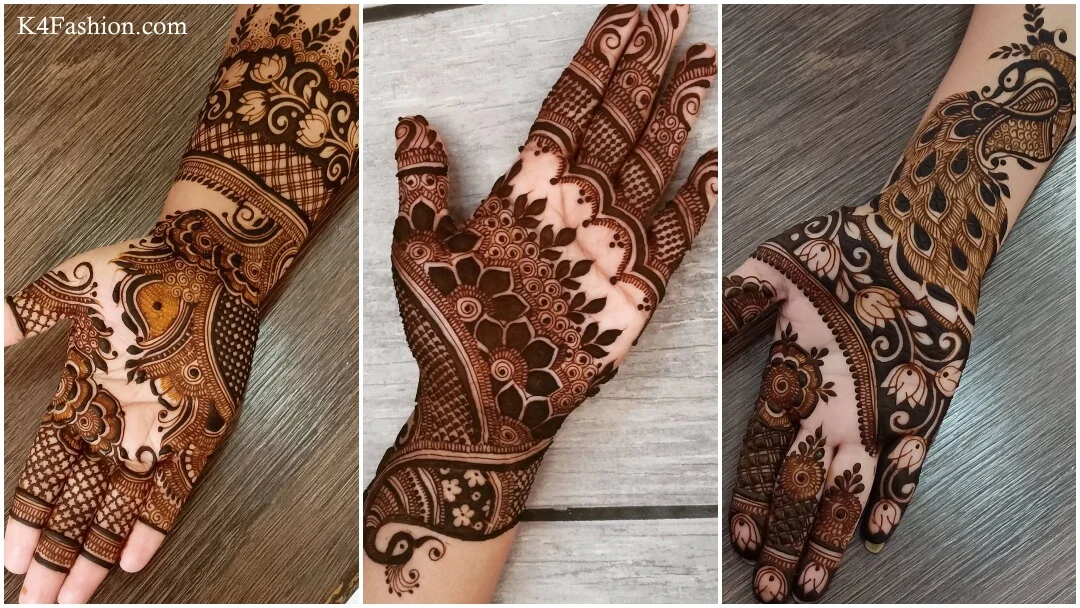 arabic mehndi design — arabic, wedding, rose, floral #093 · MyMehndiDesigns.com